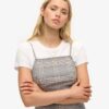 Vintage Check Cami Mini Dress