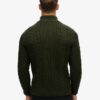 Vintage Jacob Cable Knit Half Zip Jumper