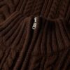 Vintage Jacob Cable Knit Half Zip Jumper