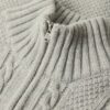 Vintage Jacob Cable Knit Half Zip Jumper