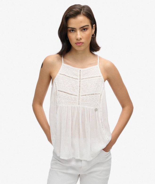 Vintage Lace Yoke Cami Top Vintage Lace Yoke Cami Top