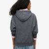 Vintage Logo Metallic Relaxed Hoodie