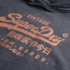 Vintage Logo Metallic Relaxed Hoodie