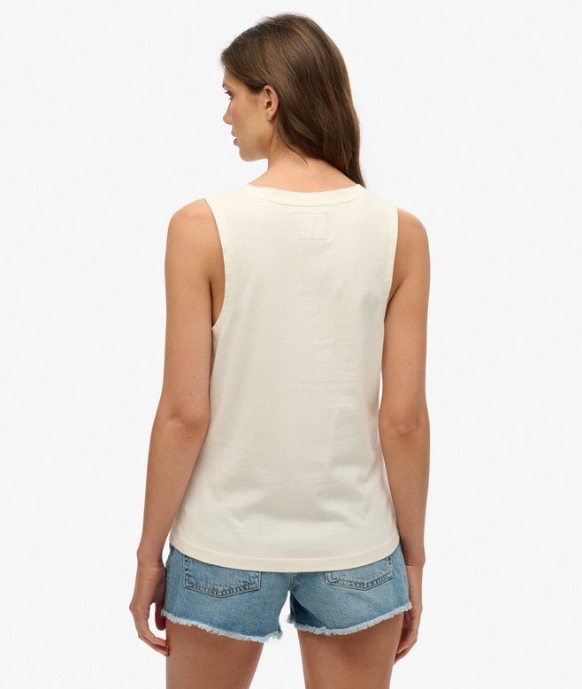 Vintage Logo Neon Scoop Neck Tank Vintage Logo Neon Scoop Neck Tank