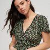 Vintage Mini Wrap Dress