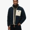 Vintage Retro Borg Fleece Jacket