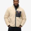 Vintage Retro Borg Fleece Jacket