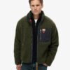 Vintage Retro Borg Fleece Jacket