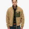 Vintage Retro Borg Fleece Jacket