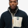 Vintage Retro Borg Fleece Jacket