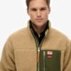 Vintage Retro Borg Fleece Jacket