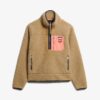 Vintage Retro Half Zip Fleece Jumper