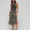 Vintage Smocked Halter Neck Dress
