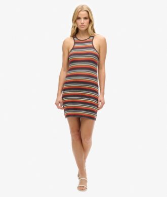 Vintage Stripe Racer Dress