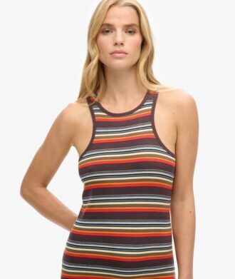 Vintage Stripe Racer Dress