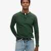 Vintage Textured Henley Top