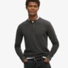 Vintage Textured Henley Top
