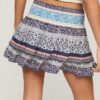 Vintage Tiered Mini Skirt