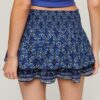 Vintage Tiered Mini Skirt