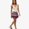 Vintage Tiered Mini Skirt