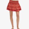 Vintage Tiered Mini Skirt