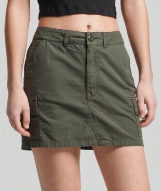 Vintage Utility Mini Skirt