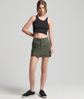 Vintage Utility Mini Skirt