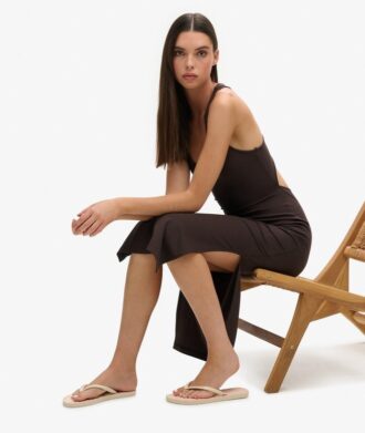 Vintage Vegan Flip Flops