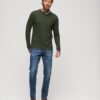 Waffle Long Sleeve Half Button Top