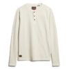 Waffle Long Sleeve Half Button Top