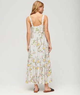 Woven Tiered Maxi Dress